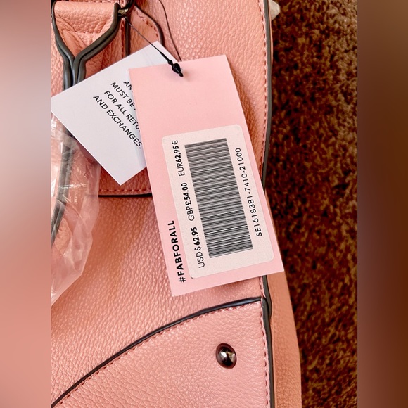 NWT Just Fab Pink Purse - Picture 7 of 9